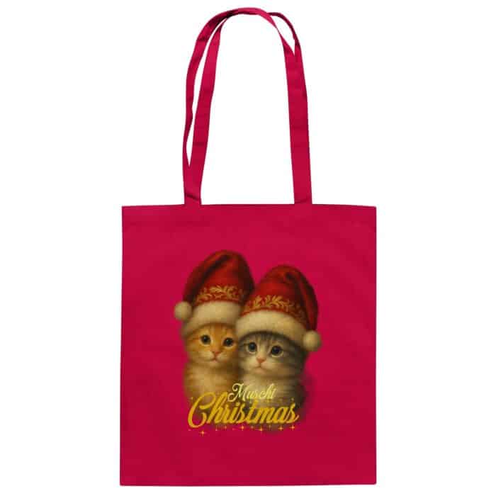 Muschi Christmas 2 - Organic Cotton Bag – Bild 3