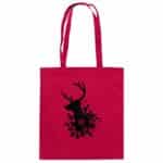 Hirsch Black - Organic Cotton Bag