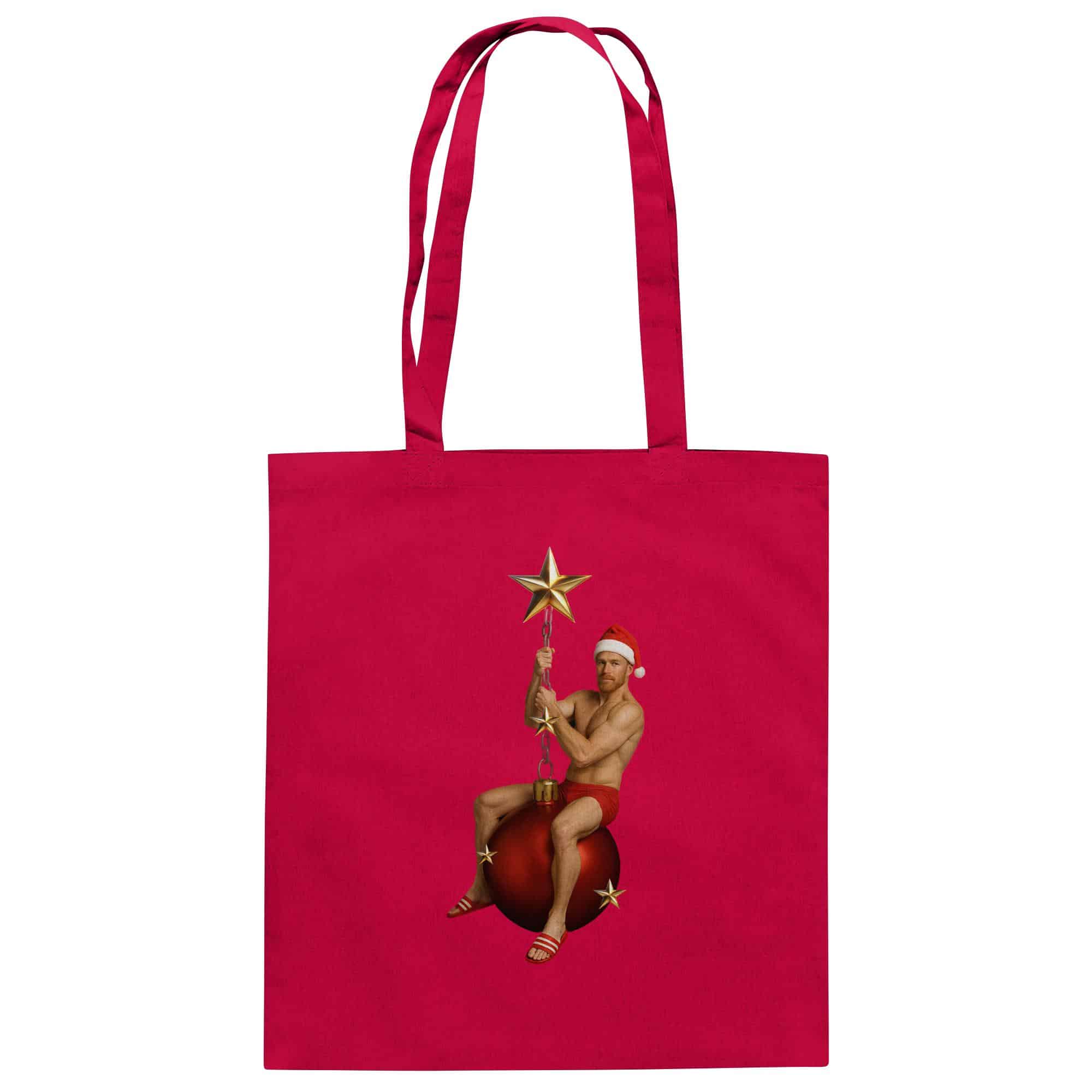 front-organic-cotton-bag-classic-red-799-2000x-20.jpg Wrecking Christmas - Organic Cotton Bag – Bild 3