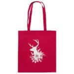 Hirsch Weiß - Organic Cotton Bag – Bild 3