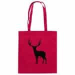 Hirsch Black 2 - Organic Cotton Bag