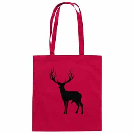 Hirsch Black 2 - Organic Cotton Bag