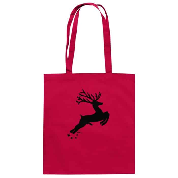 Hirsch Black 4 - Organic Cotton Bag – Bild 1