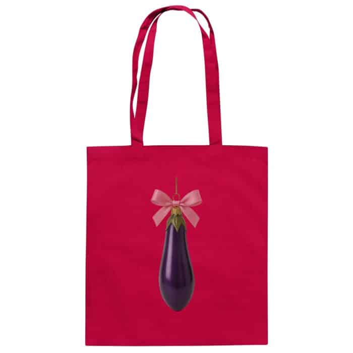 Aubergine X-Mas - Organic Cotton Bag – Bild 3
