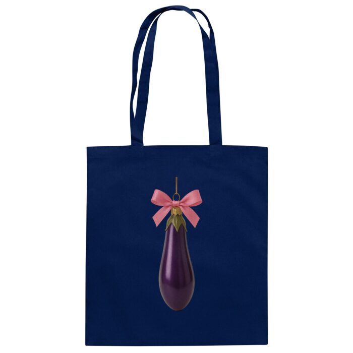 Aubergine X-Mas - Organic Cotton Bag – Bild 5