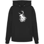 Hirsch Weiß - Organic Hoodie