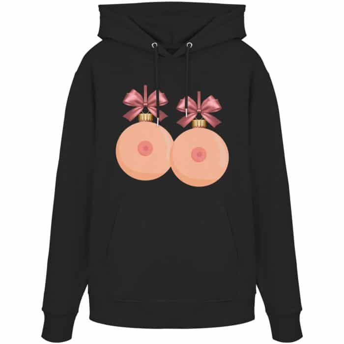 X-Mas Titten - Organic Hoodie – Bild 1