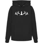 Hirsch Muster 2 - Organic Hoodie