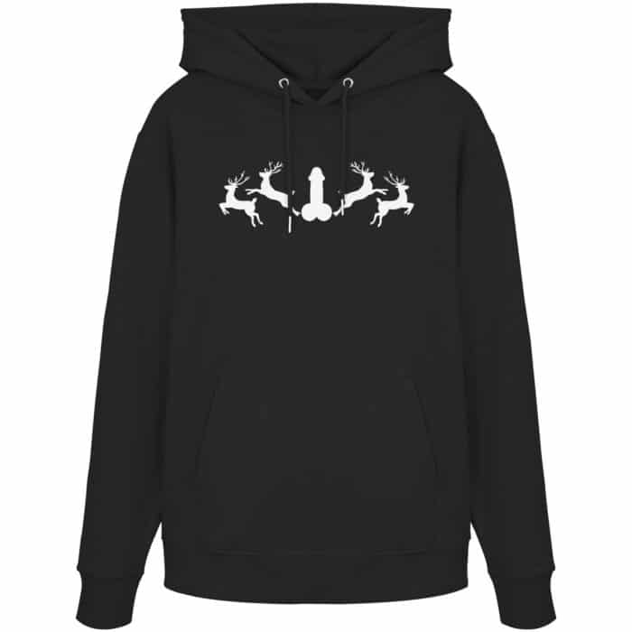 Hirsch Muster 2 - Organic Hoodie – Bild 1