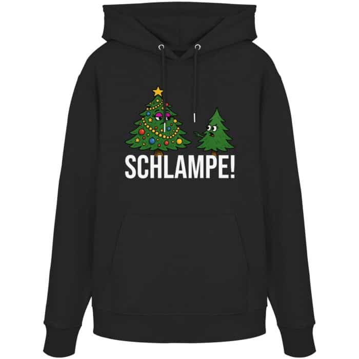 Schlampe Weiß - Organic Hoodie – Bild 1