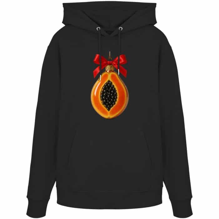 Papaya X-Mas  - Organic Hoodie – Bild 1