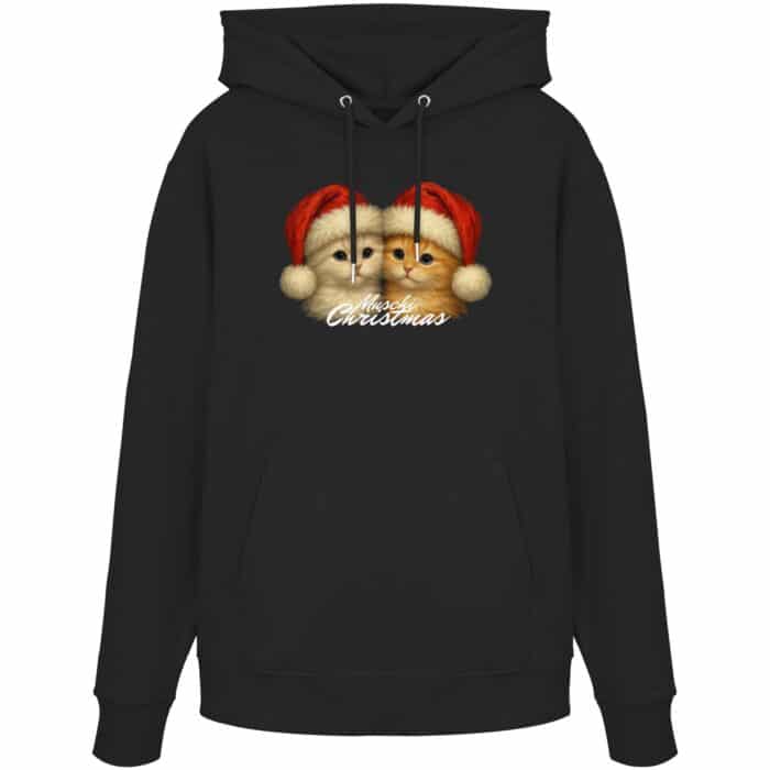 Muschi Christmas - Organic Hoodie – Bild 1