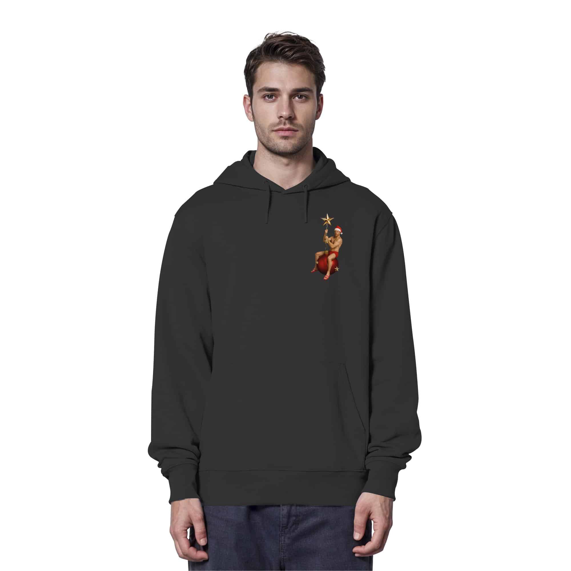 front-organic-hoodie-black-500-2000x-13.jpg Wrecking Christmas - Organic Hoodie – Bild 2