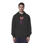 Aubergine X-Mas - Organic Hoodie – Bild 2