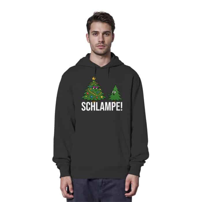 Schlampe Weiß - Organic Hoodie – Bild 2