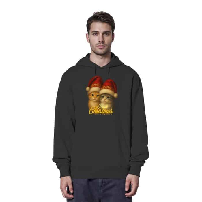 Muschi Christmas 2 - Organic Hoodie – Bild 2