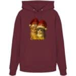 Muschi Christmas 2 - Organic Hoodie – Bild 5