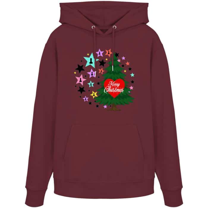 Merry Christmas - Organic Hoodie – Bild 5