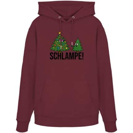Schlampe Schwarz - Organic Hoodie