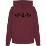 Hirsch Muster  - Organic Hoodie
