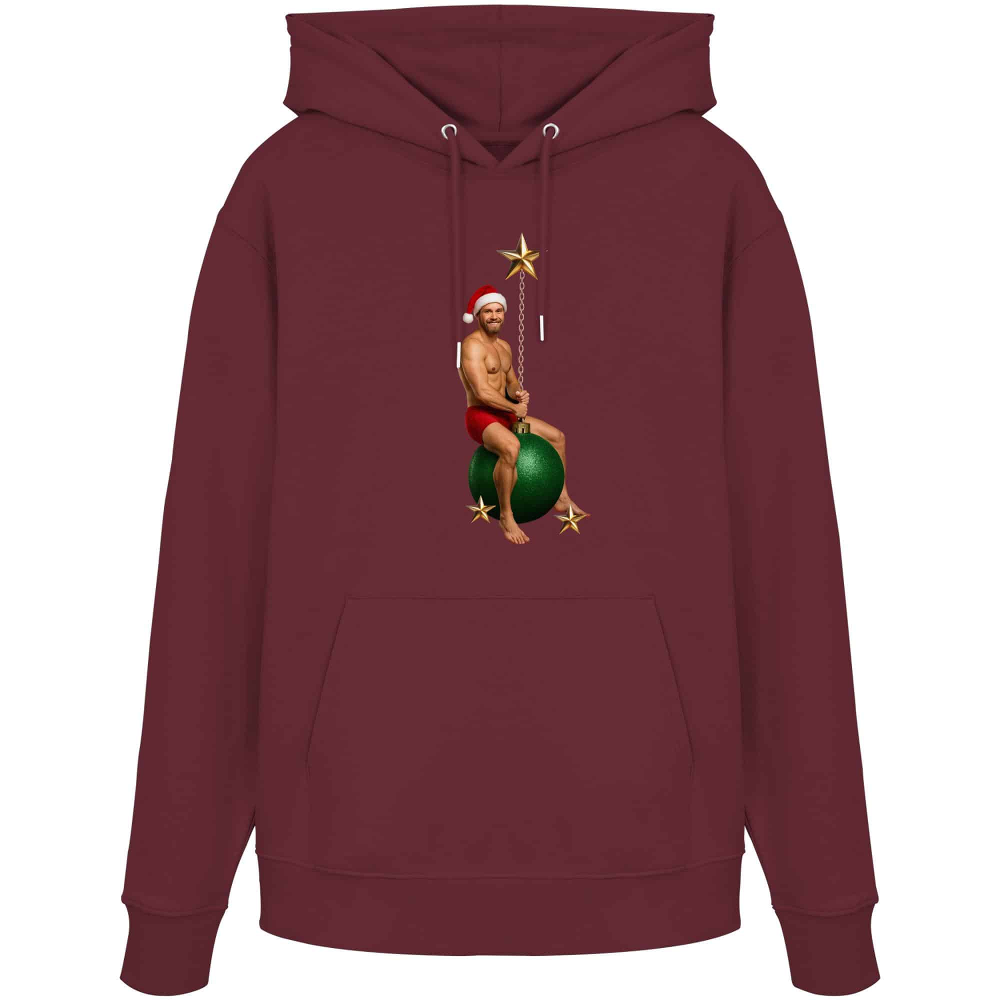 front-organic-hoodie-burgundy-370-2000x-30.jpg Wrecking Christmas 2 - Organic Hoodie – Bild 5