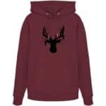 Hirsch Black 3 - Organic Hoodie