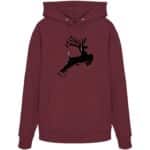 Hirsch Black 4 - Organic Hoodie