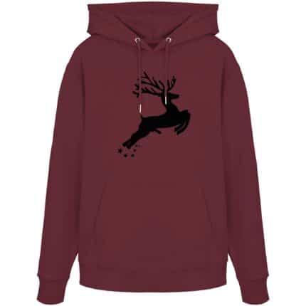 Hirsch Black 4 - Organic Hoodie