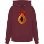 Papaya X-Mas  - Organic Hoodie – Bild 5