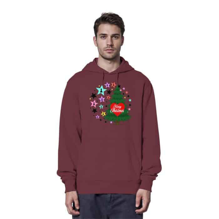 Merry Christmas - Organic Hoodie – Bild 6