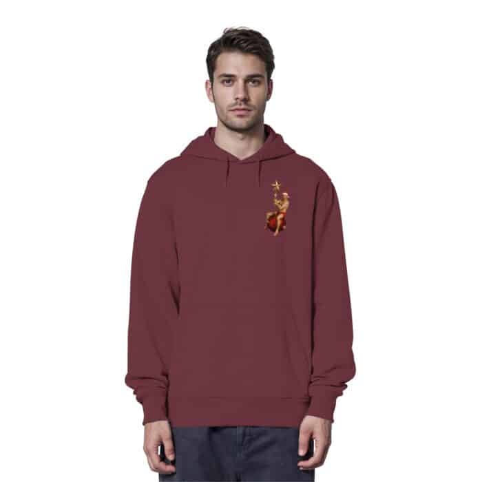 Wrecking Christmas - Organic Hoodie – Bild 6