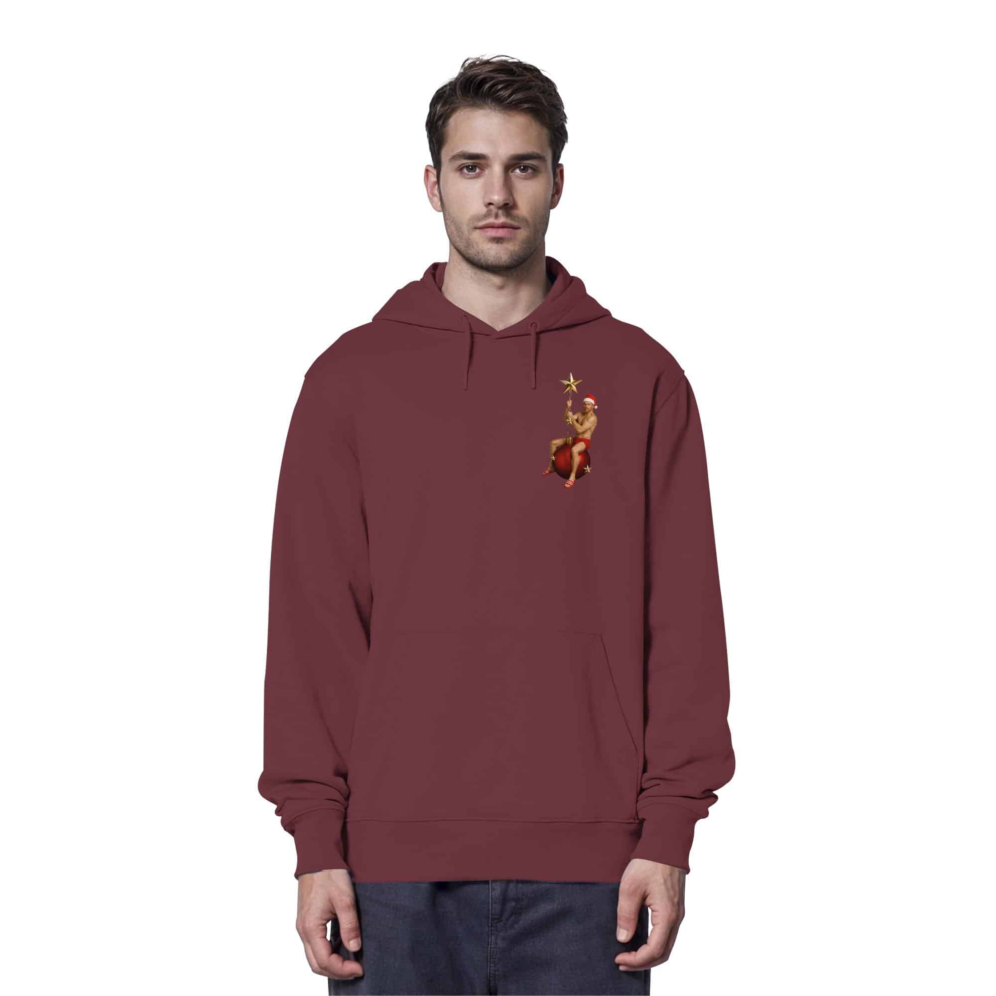 front-organic-hoodie-burgundy-500-2000x-18.jpg Wrecking Christmas - Organic Hoodie – Bild 6