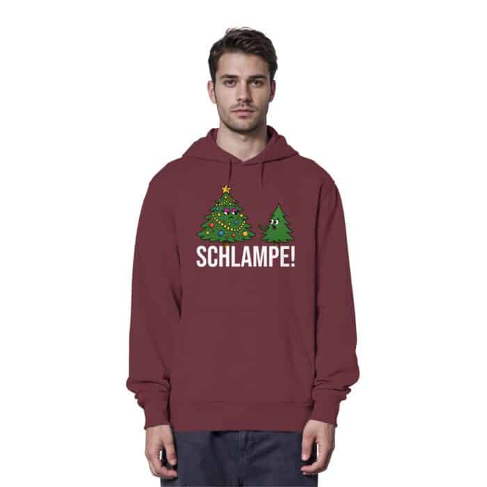 Schlampe Weiß - Organic Hoodie – Bild 6