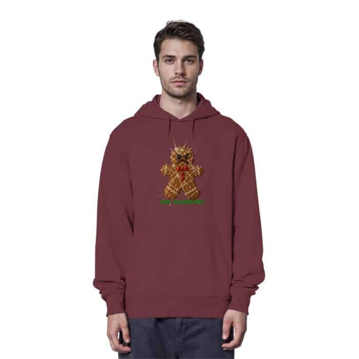 Lebkuchenmann - Organic Hoodie – Bild 6