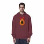 Papaya X-Mas  - Organic Hoodie – Bild 6