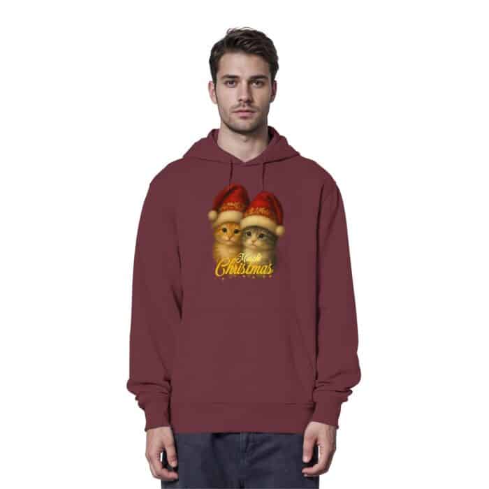 Muschi Christmas 2 - Organic Hoodie – Bild 6