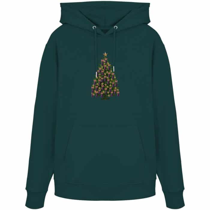 Auberginen Baum - Organic Hoodie – Bild 5