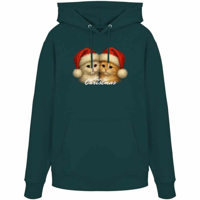 Muschi Christmas - Organic Hoodie – Bild 9