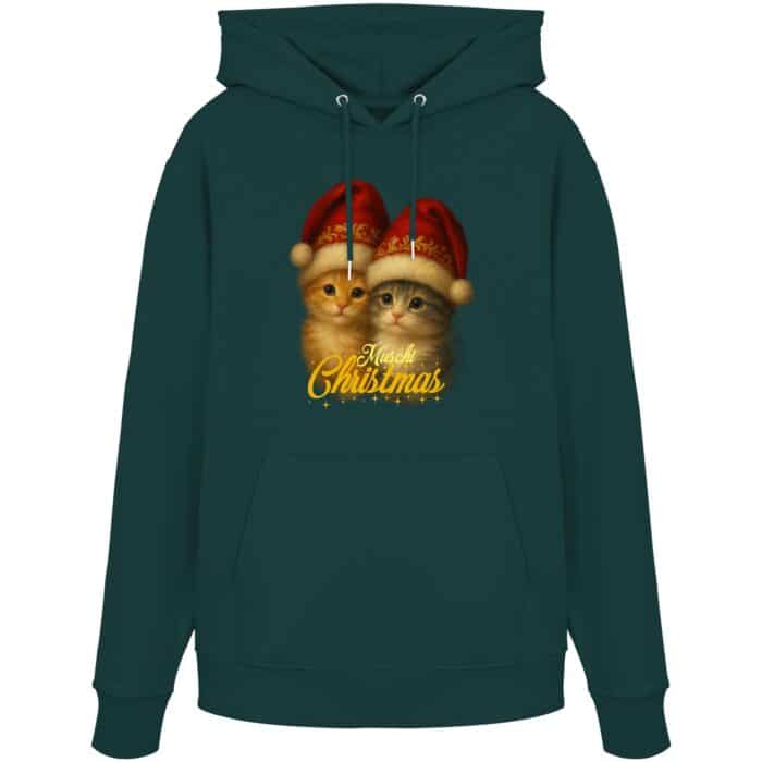 Muschi Christmas 2 - Organic Hoodie – Bild 9