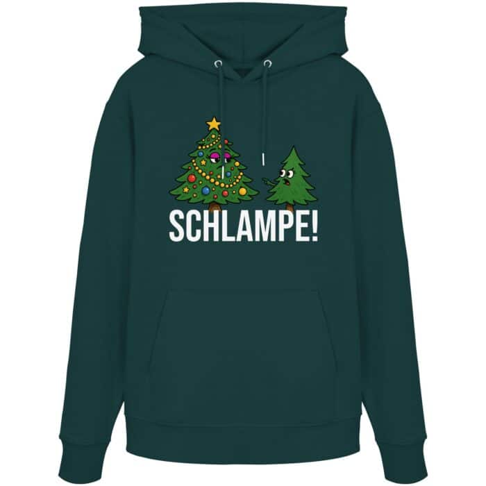Schlampe Weiß - Organic Hoodie – Bild 9