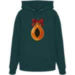 Papaya X-Mas  - Organic Hoodie – Bild 9