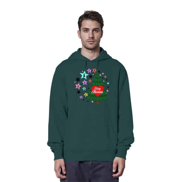 Merry Christmas - Organic Hoodie – Bild 10