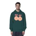 X-Mas Titten - Organic Hoodie – Bild 10