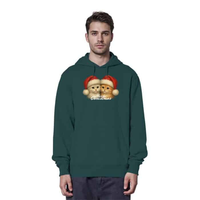 Muschi Christmas - Organic Hoodie – Bild 10