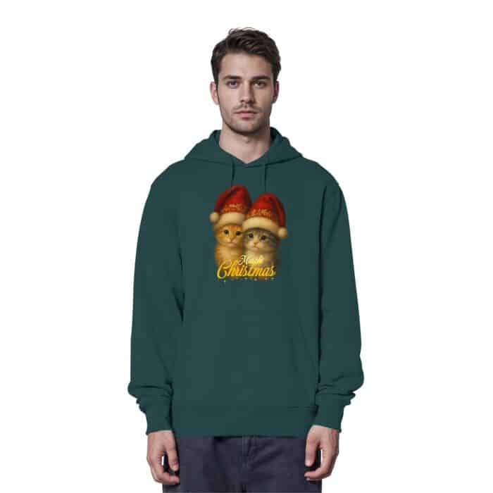 Muschi Christmas 2 - Organic Hoodie – Bild 10