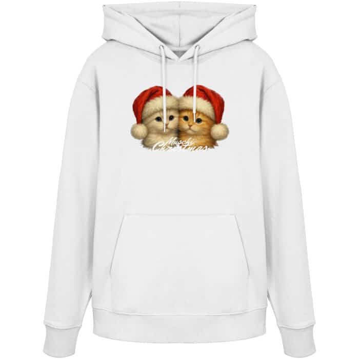 Muschi Christmas - Organic Hoodie – Bild 13
