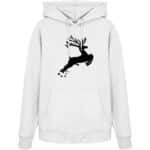 Hirsch Black 4 - Organic Hoodie – Bild 9