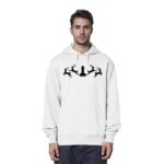 Hirsch Muster  - Organic Hoodie – Bild 10