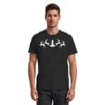 Hirsch Muster 2 - Premium Classic T-Shirt – Bild 2