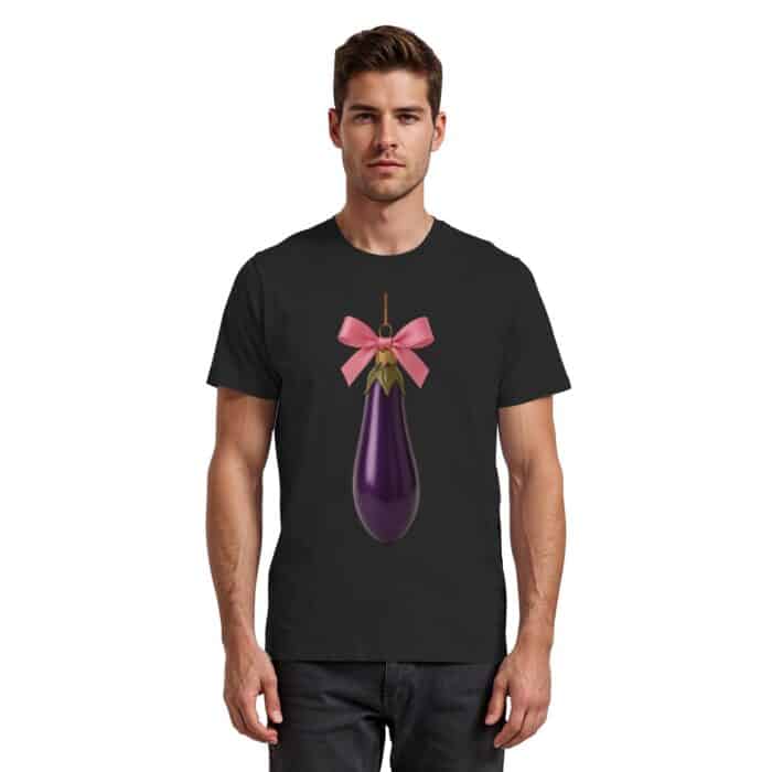 Aubergine X-Mas - Premium Classic T-Shirt – Bild 2